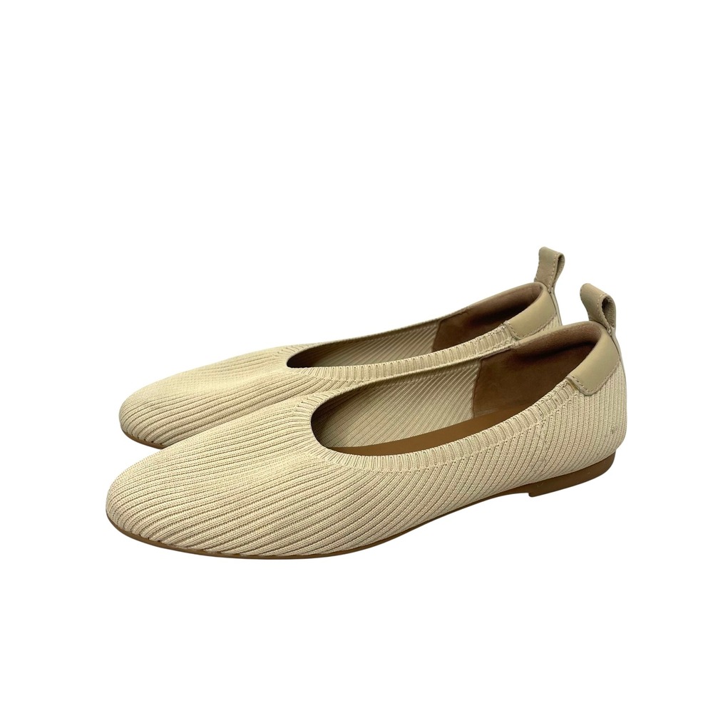 Everlane Day Glove Reknit Off White Cream Slip On Flats Size 6.5 buttermilk